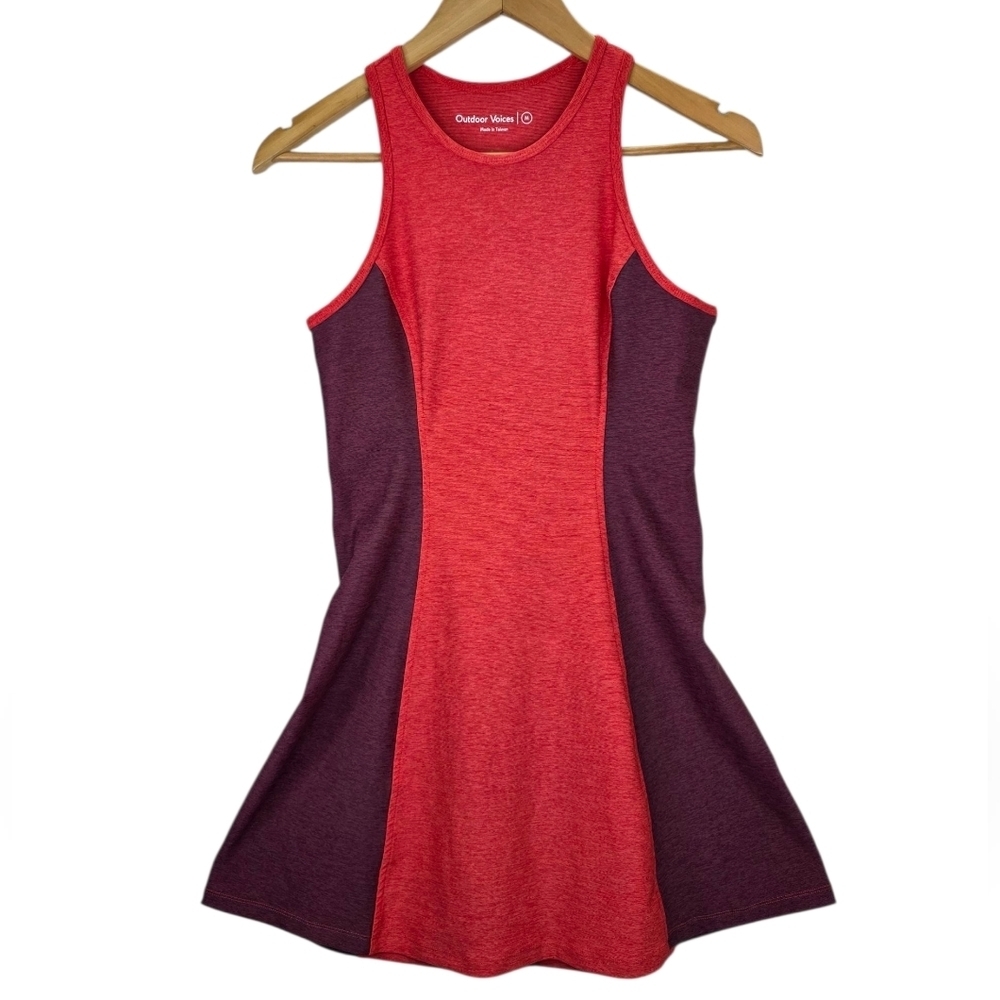 Outdoor Voices Dress Poppy Red Shiraz Athena Athletic Womens Sz M RN 620620